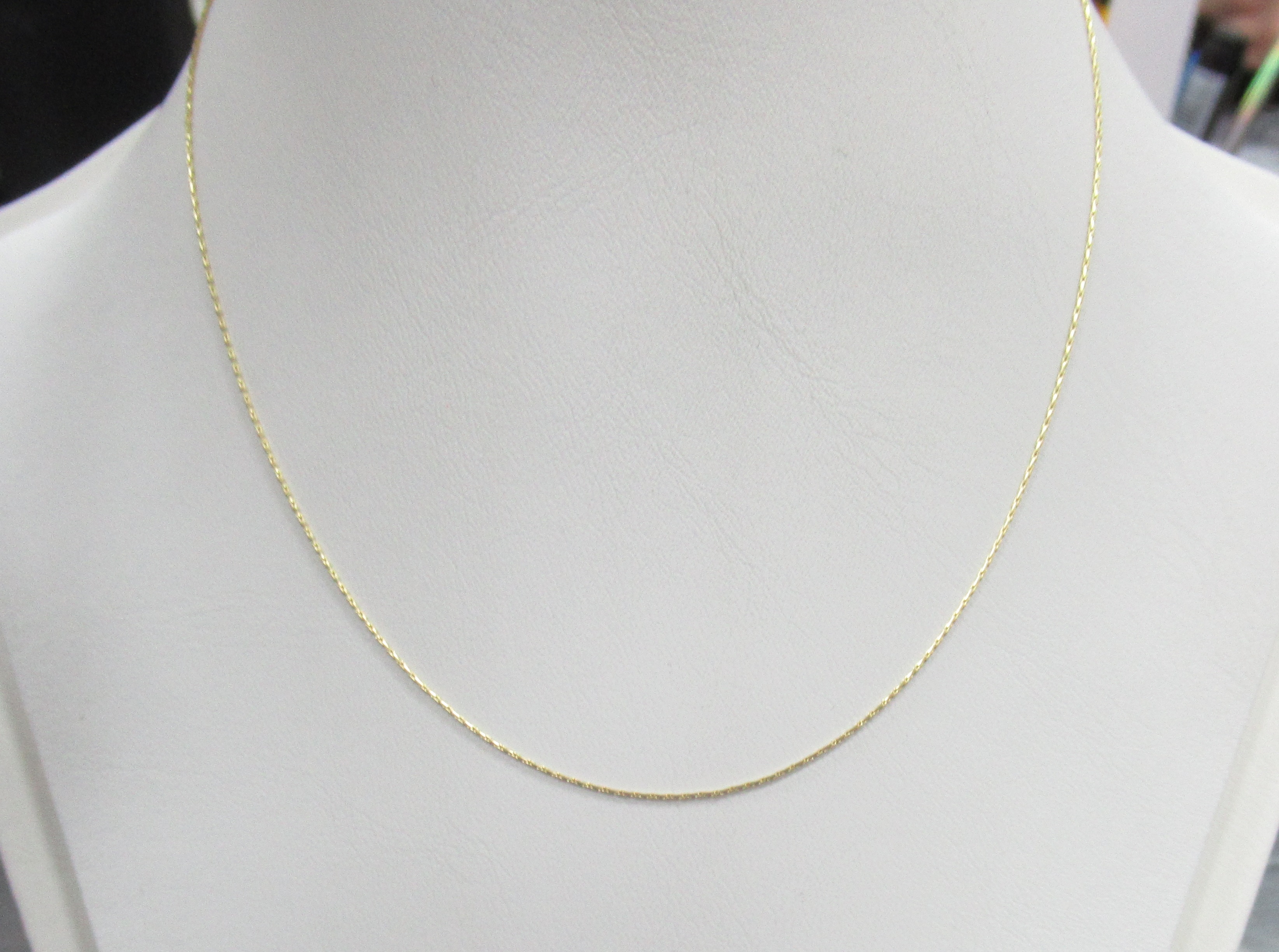 Золотая цепь 585 пробы; желтое золото; плетение Якорное сколоченное;